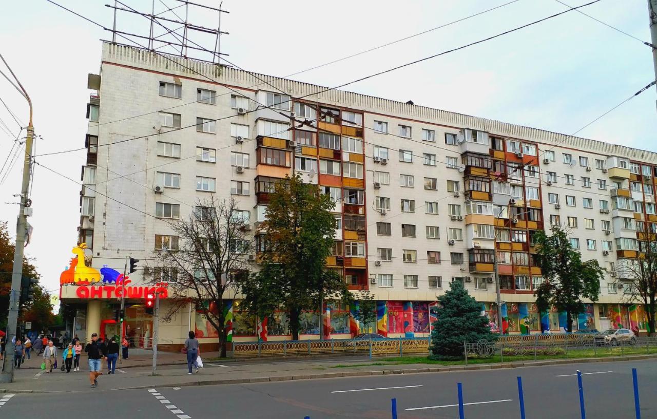 Отдельная Комната С Балконом В Апартаментах, Возле М Печерская キエフ エクステリア 写真
